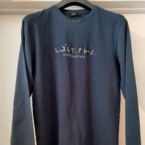 Calvin Klein Collection Long Sleeve T Shirt Made in Italy